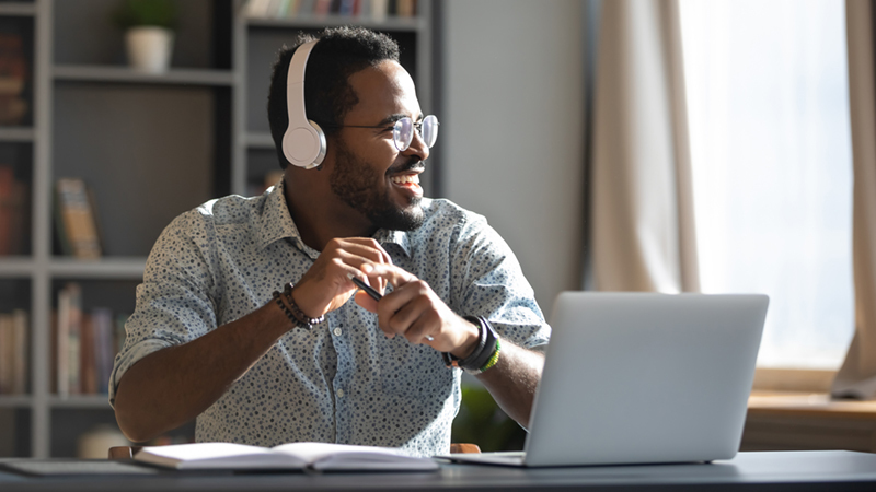 Alphabet Clubhouse Discord Twitter Spaces Social Audio Man Headphones
