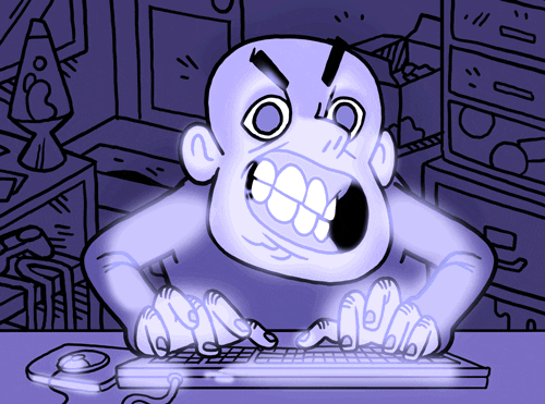 Angry typing