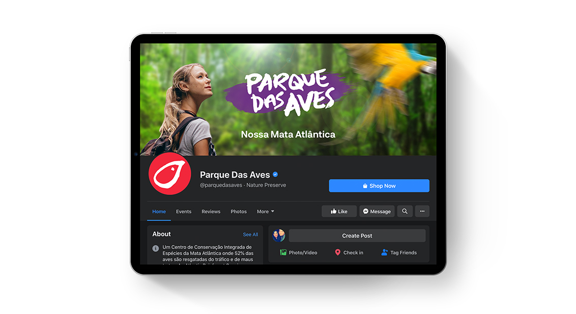 Parques das aves social